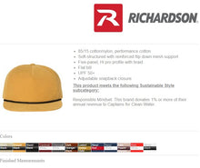 Load image into Gallery viewer, Richardson Umpqua Hats &lt;BR&gt;
